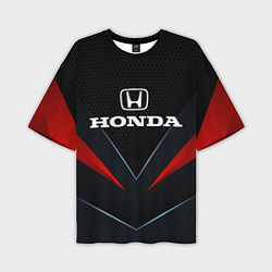 Футболка оверсайз мужская Honda - технологии, цвет: 3D-принт