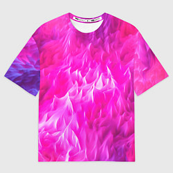 Футболка оверсайз мужская Pink texture, цвет: 3D-принт