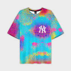 Мужская футболка оверсайз New York Yankees - baseball team - logo