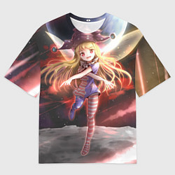 Футболка оверсайз мужская Touhou Project Клаунпис, цвет: 3D-принт