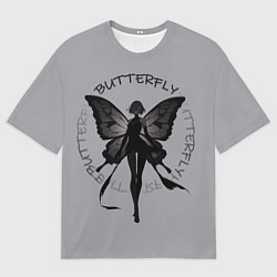 Футболка оверсайз мужская Dark butterfly, цвет: 3D-принт
