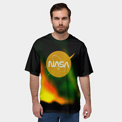 Футболка оверсайз мужская Nasa spacestar, цвет: 3D-принт — фото 2