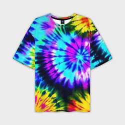 Мужская футболка оверсайз Abstraction colorful composition