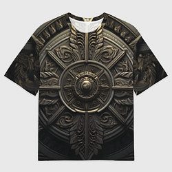 Футболка оверсайз мужская Узор в скандинавском стиле, цвет: 3D-принт