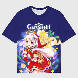Футболка оверсайз мужская Paimon: Genshin Impact, цвет: 3D-принт