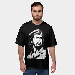 Футболка оверсайз мужская Che Guevara - Hasta La Victoria, цвет: 3D-принт — фото 2