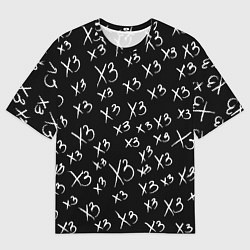 Мужская футболка оверсайз Хрен знает