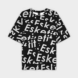 Мужская футболка оверсайз Esskeetit rap