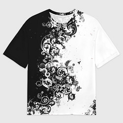 Футболка оверсайз мужская Иллюстрация свободы, цвет: 3D-принт