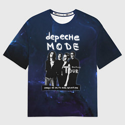 Футболка оверсайз мужская Depeche Mode - Devotional тур, цвет: 3D-принт