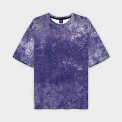 Футболка оверсайз мужская Абстракция - violet color background, цвет: 3D-принт