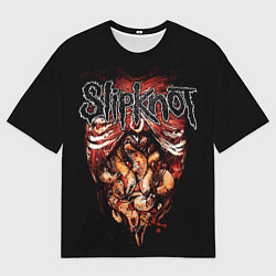 Футболка оверсайз мужская Slipknot - maggots, цвет: 3D-принт