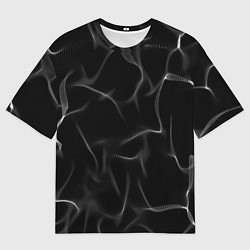 Мужская футболка оверсайз Узор дыма