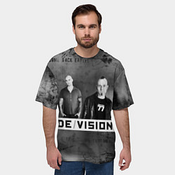 Футболка оверсайз мужская Devision - a band from germany, цвет: 3D-принт — фото 2