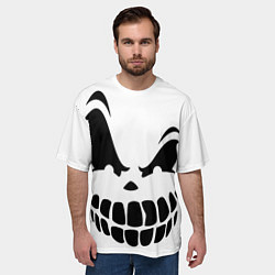 Футболка оверсайз мужская The ghost is smiling, цвет: 3D-принт — фото 2
