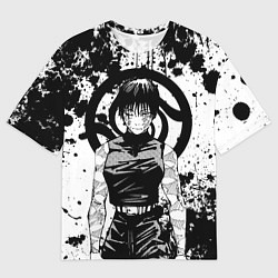 Футболка оверсайз мужская Маки из клана Зенин - manga, цвет: 3D-принт