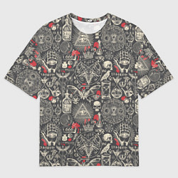 Мужская футболка оверсайз Колдовство и чёрная магия