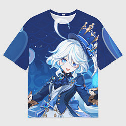 Футболка оверсайз мужская Furina Genshin Impact, цвет: 3D-принт