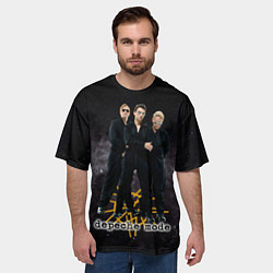 Футболка оверсайз мужская Depeche Mode - A band in the universe, цвет: 3D-принт — фото 2