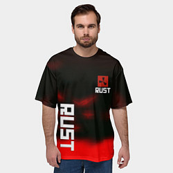 Футболка оверсайз мужская Rust the game colors, цвет: 3D-принт — фото 2