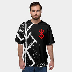Футболка оверсайз мужская Знак жертвы из аниме берсерк, цвет: 3D-принт — фото 2