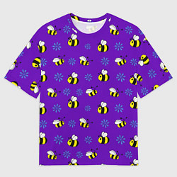 Футболка оверсайз мужская Bees, цвет: 3D-принт