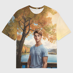 Футболка оверсайз мужская Сыночек маминой подруги, цвет: 3D-принт