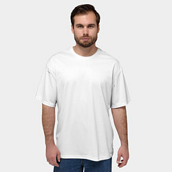 Футболка оверсайз мужская Быть воином - значит жить вечно, цвет: 3D-принт — фото 2