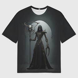 Футболка оверсайз мужская Смертоносный жнец, цвет: 3D-принт