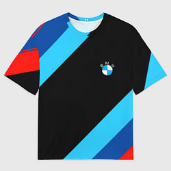 Мужская футболка оверсайз BMW line