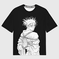 Футболка оверсайз мужская Чосо в шибари - Магическая битва, цвет: 3D-принт