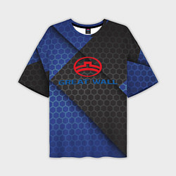 Мужская футболка оверсайз Great wall logo