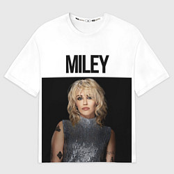 Футболка оверсайз мужская Miley Cyrus, цвет: 3D-принт