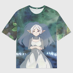 Футболка оверсайз мужская Sousou no Frieren, цвет: 3D-принт