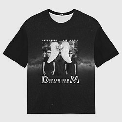 Футболка оверсайз мужская Depeche Mode - Memento mori worldwilde tour, цвет: 3D-принт