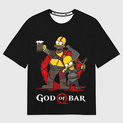 Футболка оверсайз мужская Bar of war, цвет: 3D-принт