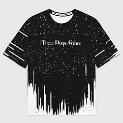 Футболка оверсайз мужская Three days grace rock band, цвет: 3D-принт