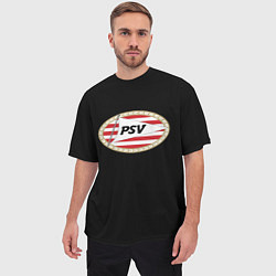 Футболка оверсайз мужская PSV fc club, цвет: 3D-принт — фото 2