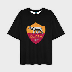 Футболка оверсайз мужская Roma fc club sport, цвет: 3D-принт