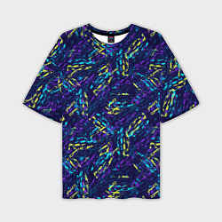 Футболка оверсайз мужская Abstract vector pattern, цвет: 3D-принт