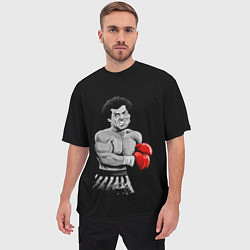 Футболка оверсайз мужская Rocky Balboa, цвет: 3D-принт — фото 2