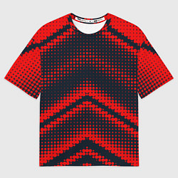 Мужская футболка оверсайз Geometric angles