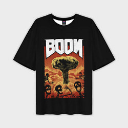 Футболка оверсайз мужская Boom - Doom, цвет: 3D-принт