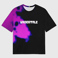 Футболка оверсайз мужская Undertale neon splash, цвет: 3D-принт