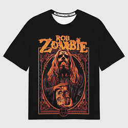 Футболка оверсайз мужская Rob zombie skull, цвет: 3D-принт