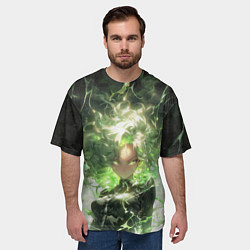 Футболка оверсайз мужская Яростная Тацумаки, цвет: 3D-принт — фото 2