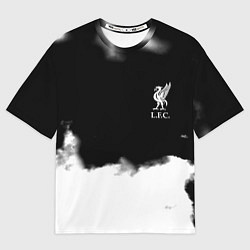 Футболка оверсайз мужская Liverpool текстура, цвет: 3D-принт
