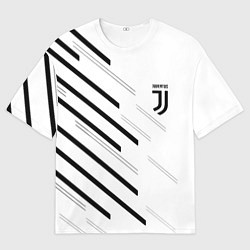 Мужская футболка оверсайз Juventus sport geometry