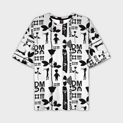 Мужская футболка оверсайз Depeche Mode DM music