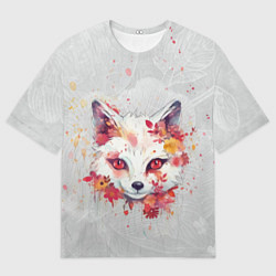 Футболка оверсайз мужская Красноглазый лис, цвет: 3D-принт